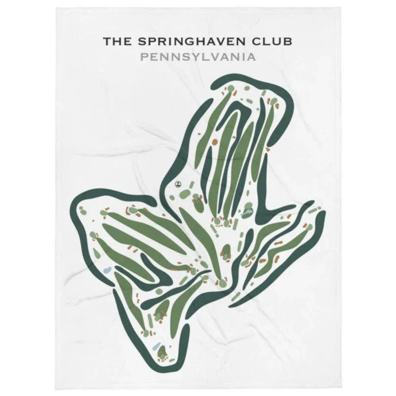 The Springhaven Club, Pennsylvania - Printed Golf Courses