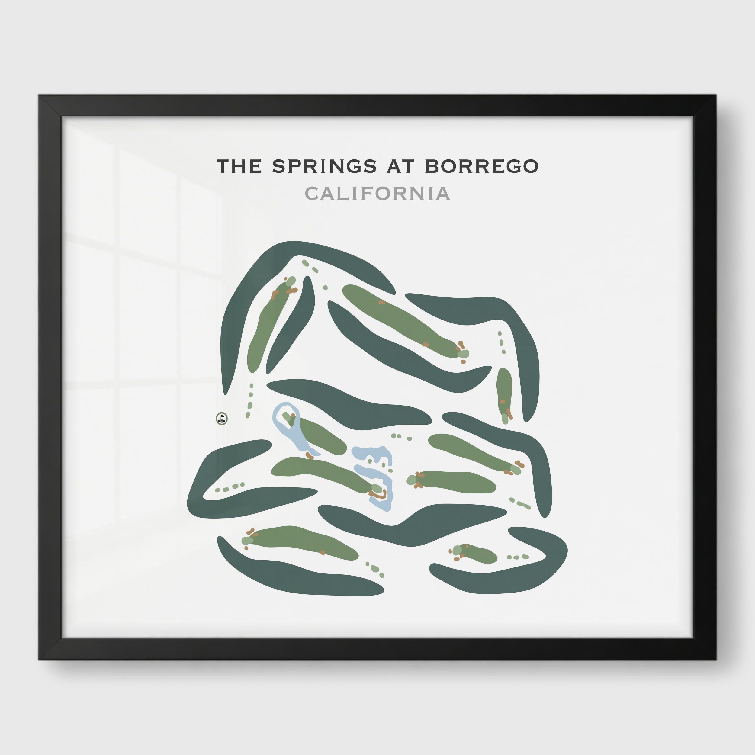 The Springs at Borrego, California - Printed Golf Courses