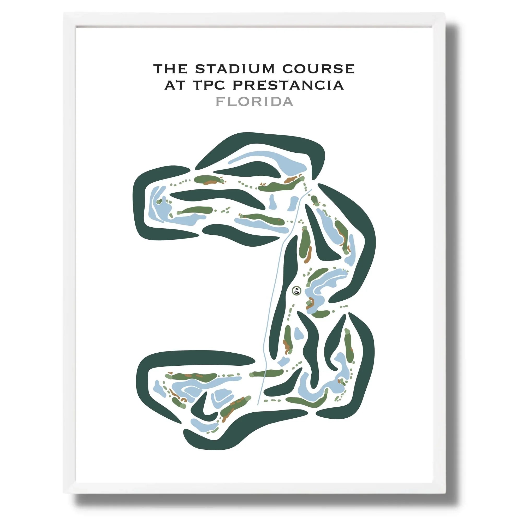 The Stadium Course at TPC Prestancia, Florida - Printed Golf Courses