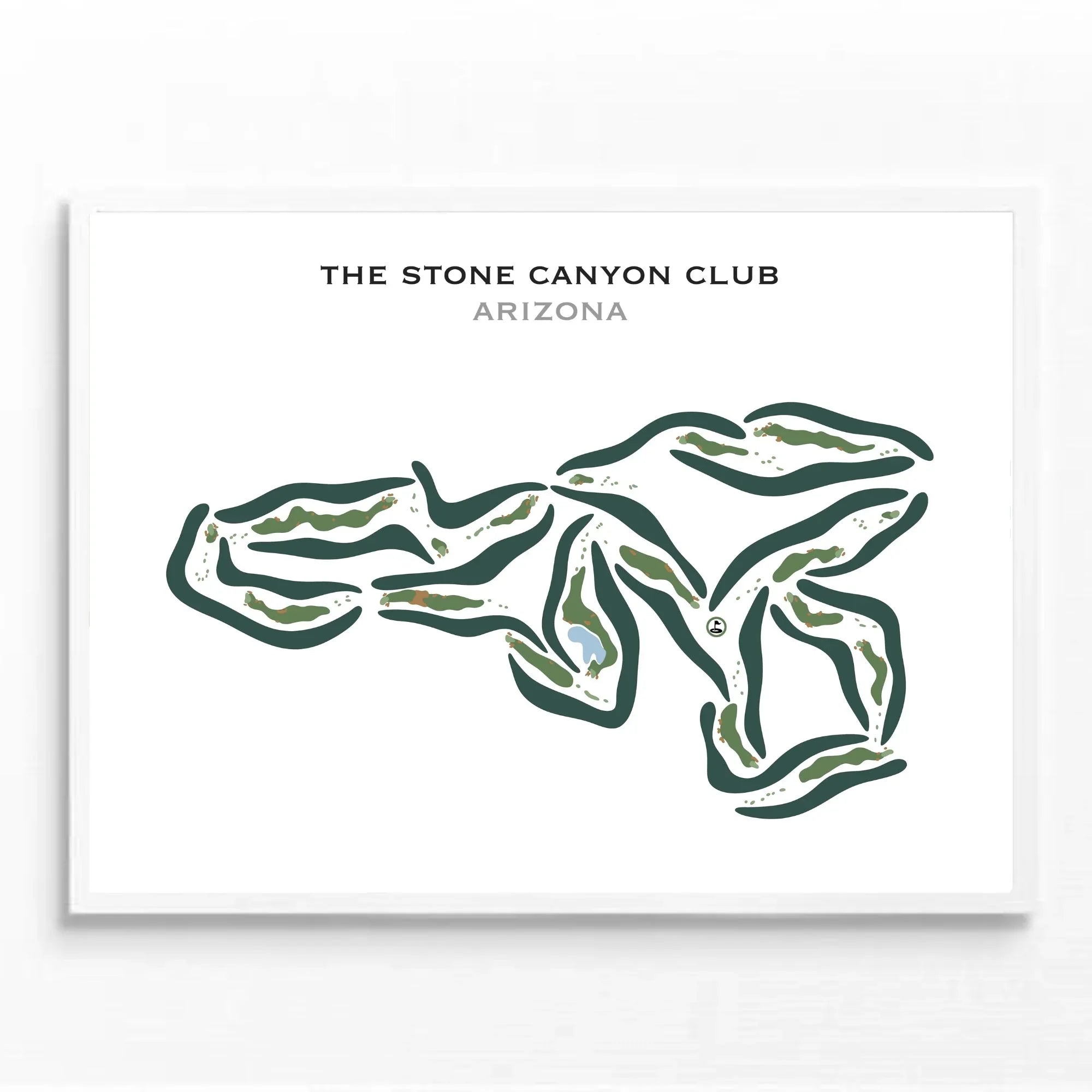 The Stone Canyon Club, Arizona - Printed Golf Courses