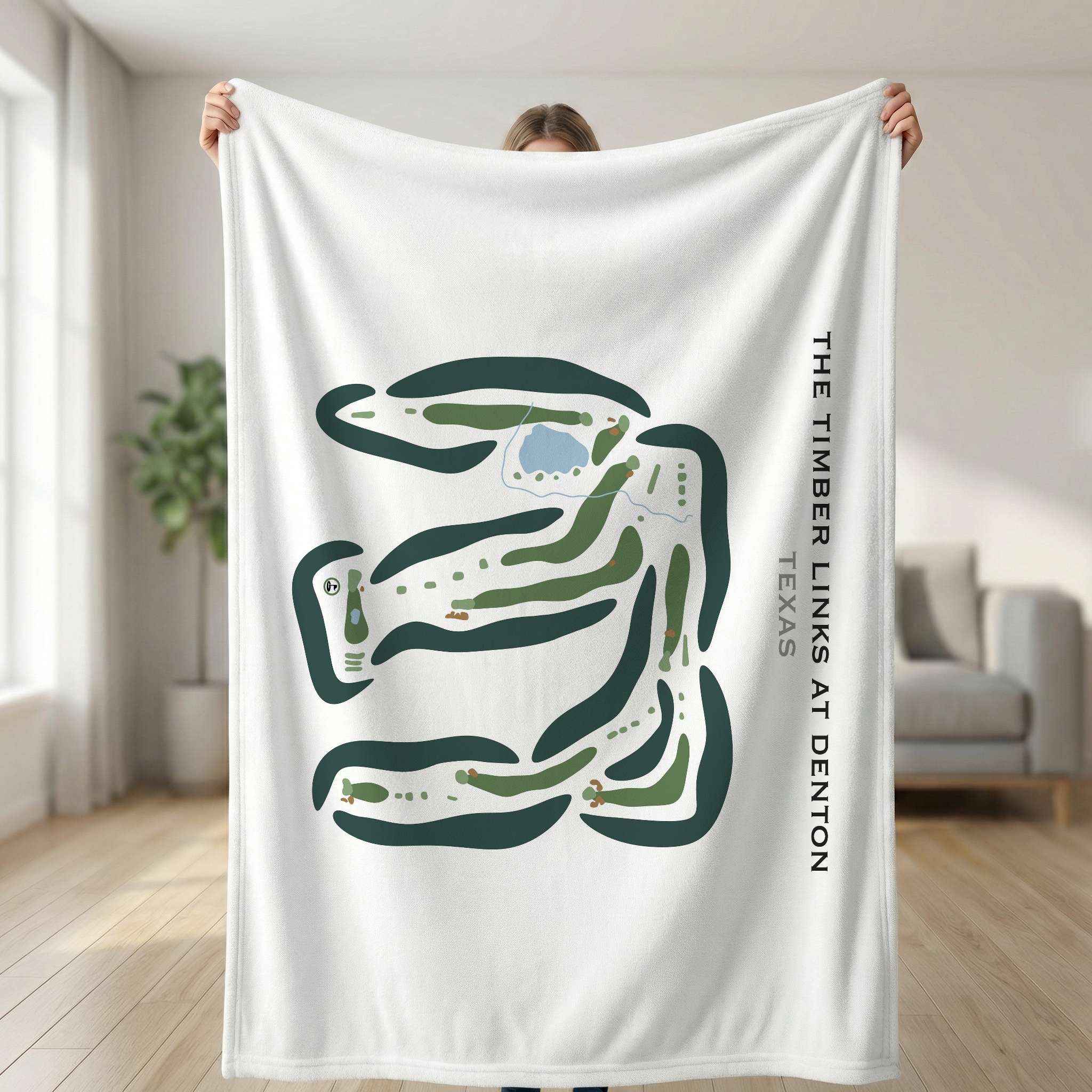 The Timber Links at Denton, Texas - Printed Golf Courses