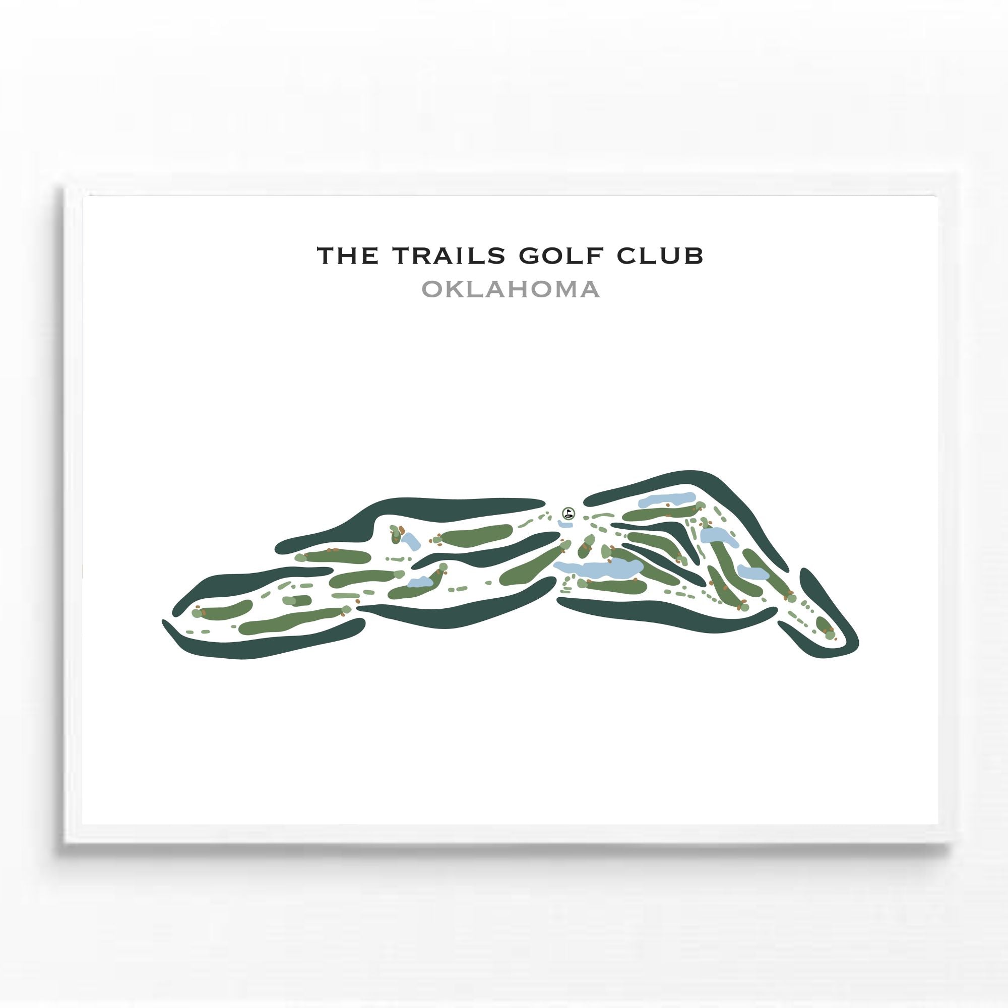 The Trails Golf Club, Oklahoma - Printed Golf Courses