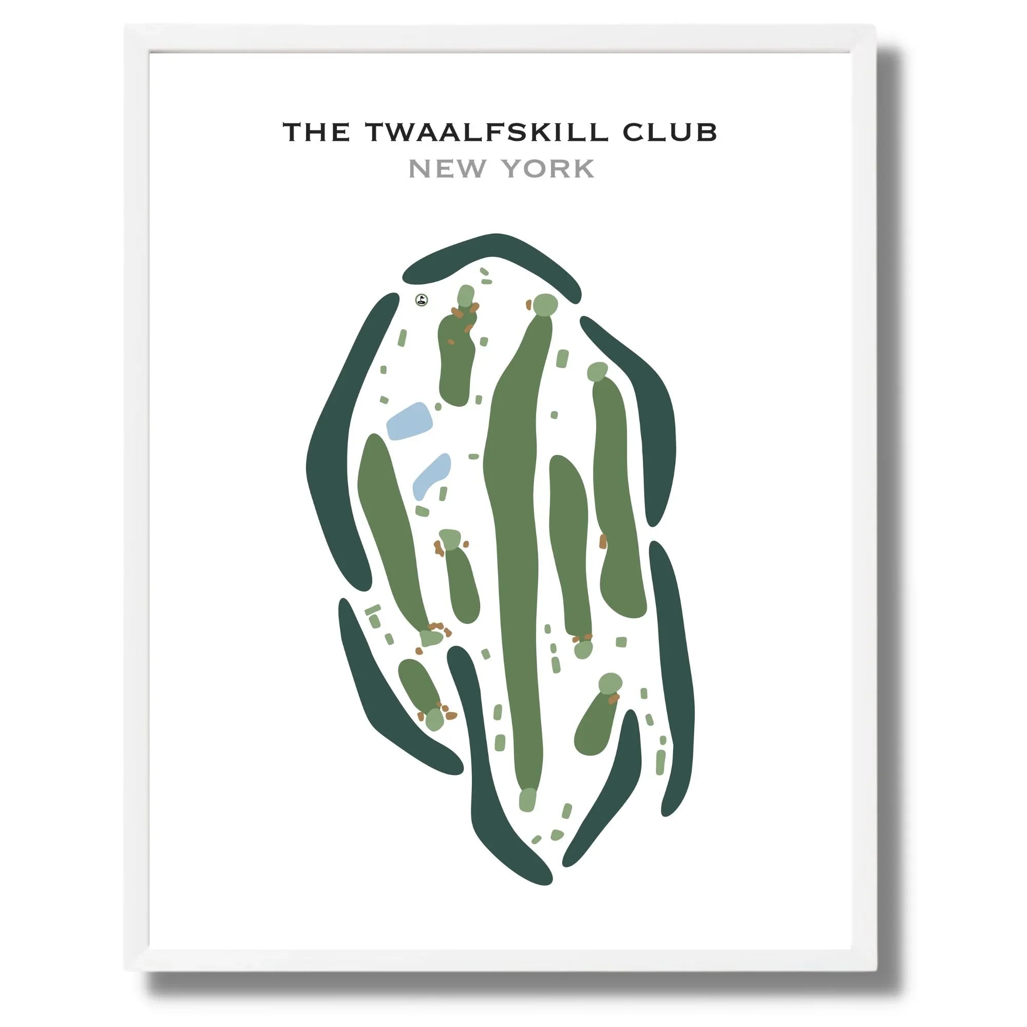 The Twaalfskill Club, New York - Printed Golf Courses