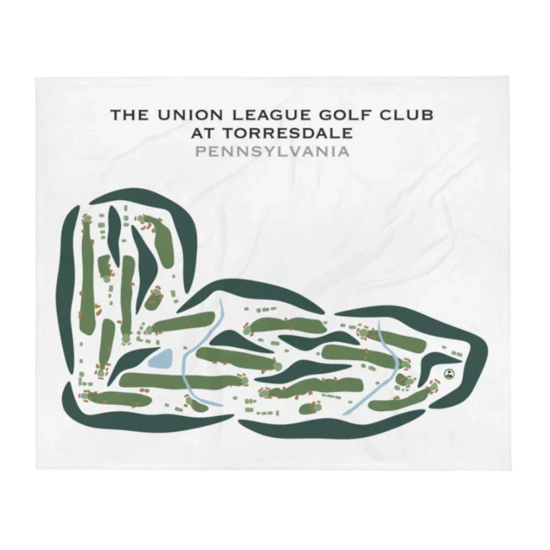 The Union League Golf club at Torresdale, Pennsylvania - Printed Golf Courses