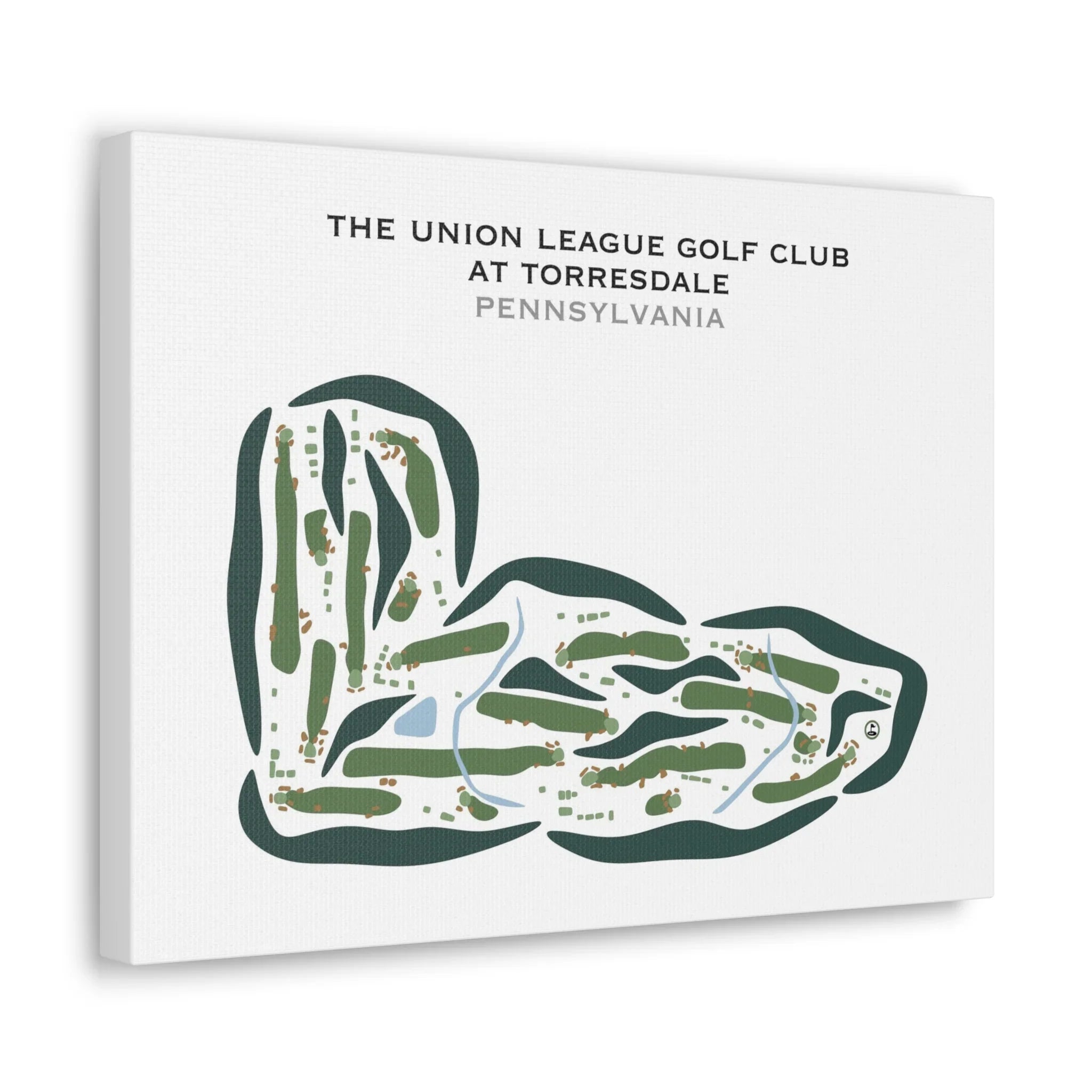 The Union League Golf club at Torresdale, Pennsylvania - Printed Golf Courses