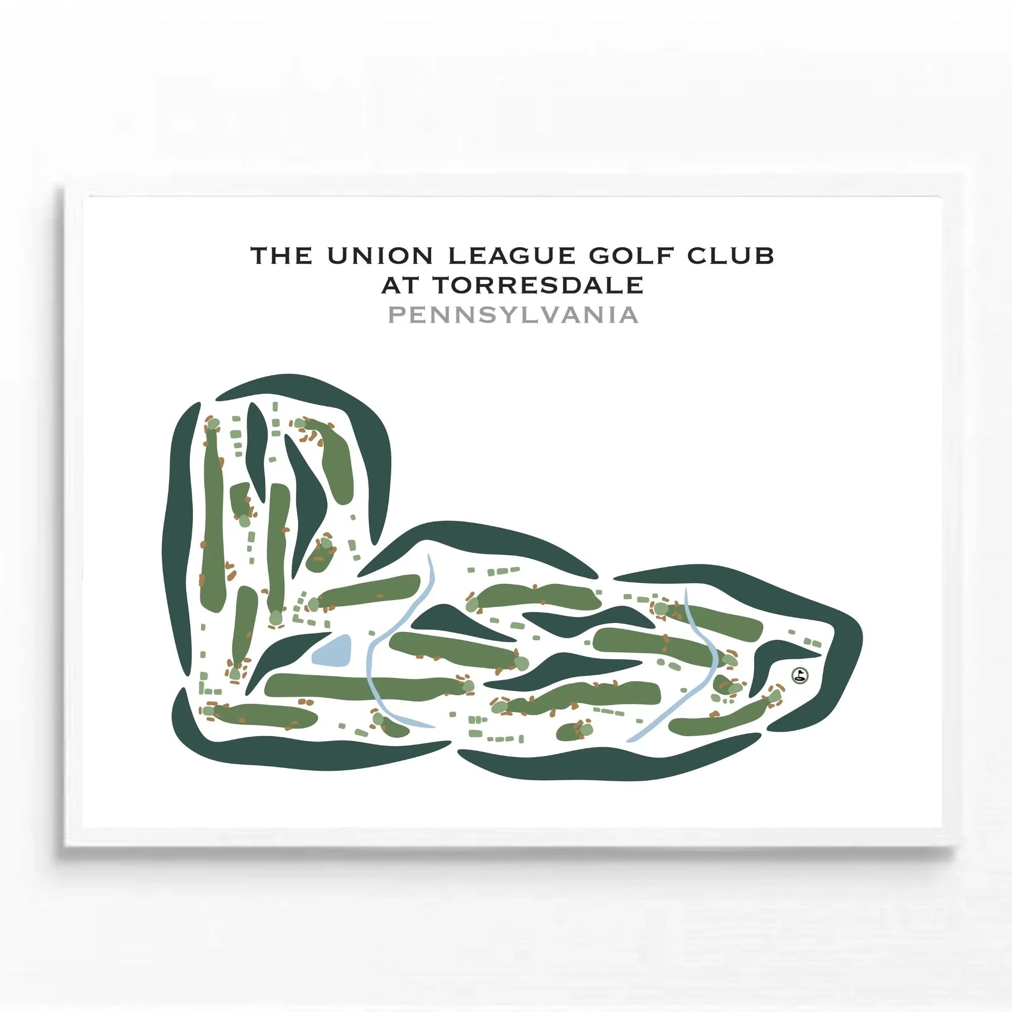 The Union League Golf club at Torresdale, Pennsylvania - Printed Golf Courses