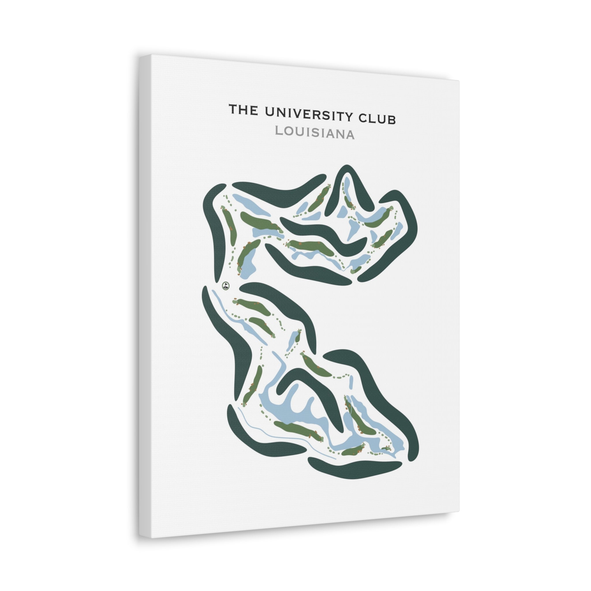 The University Club, Louisiana - Printed Golf Courses