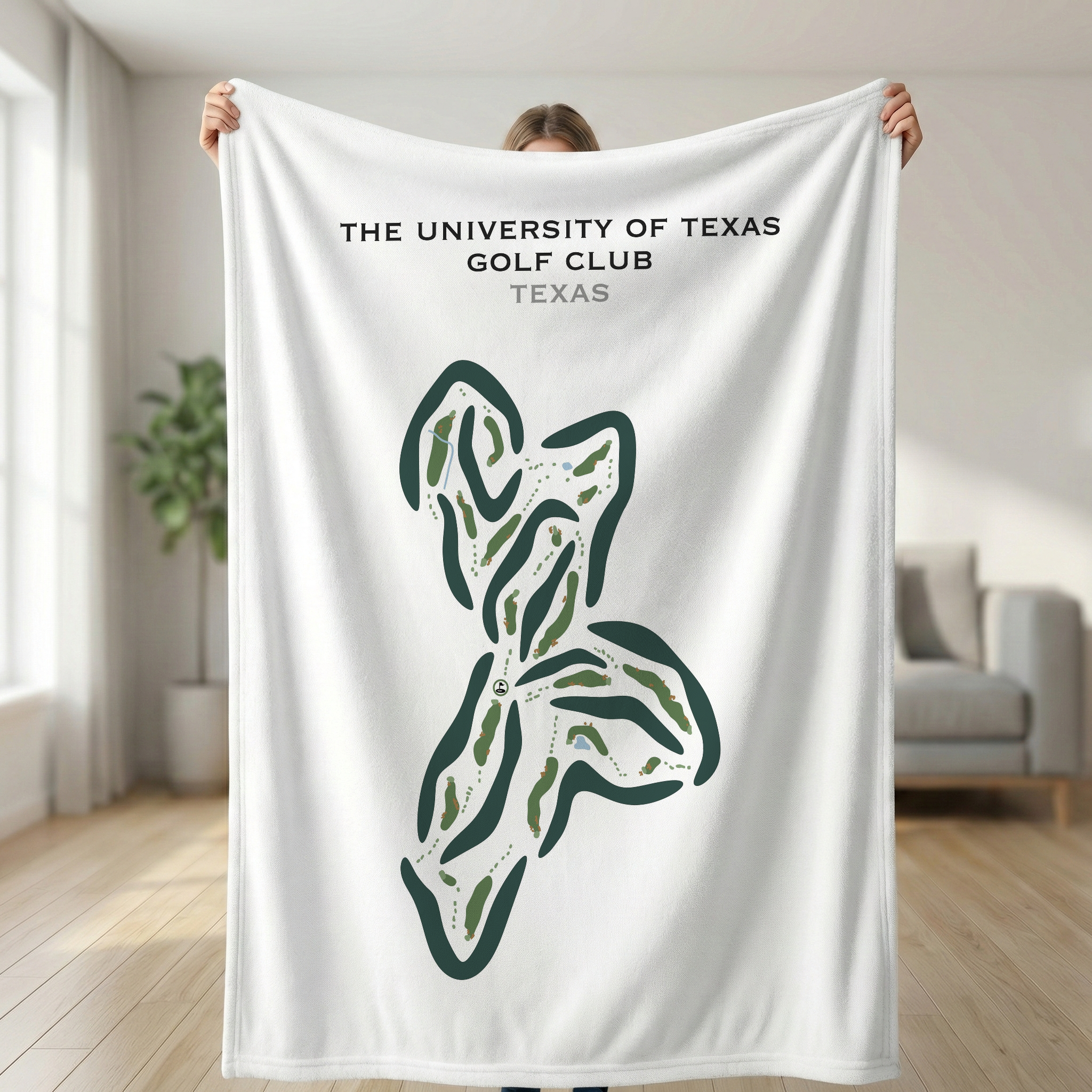The University of Texas Golf Club, Texas - Printed Golf Courses