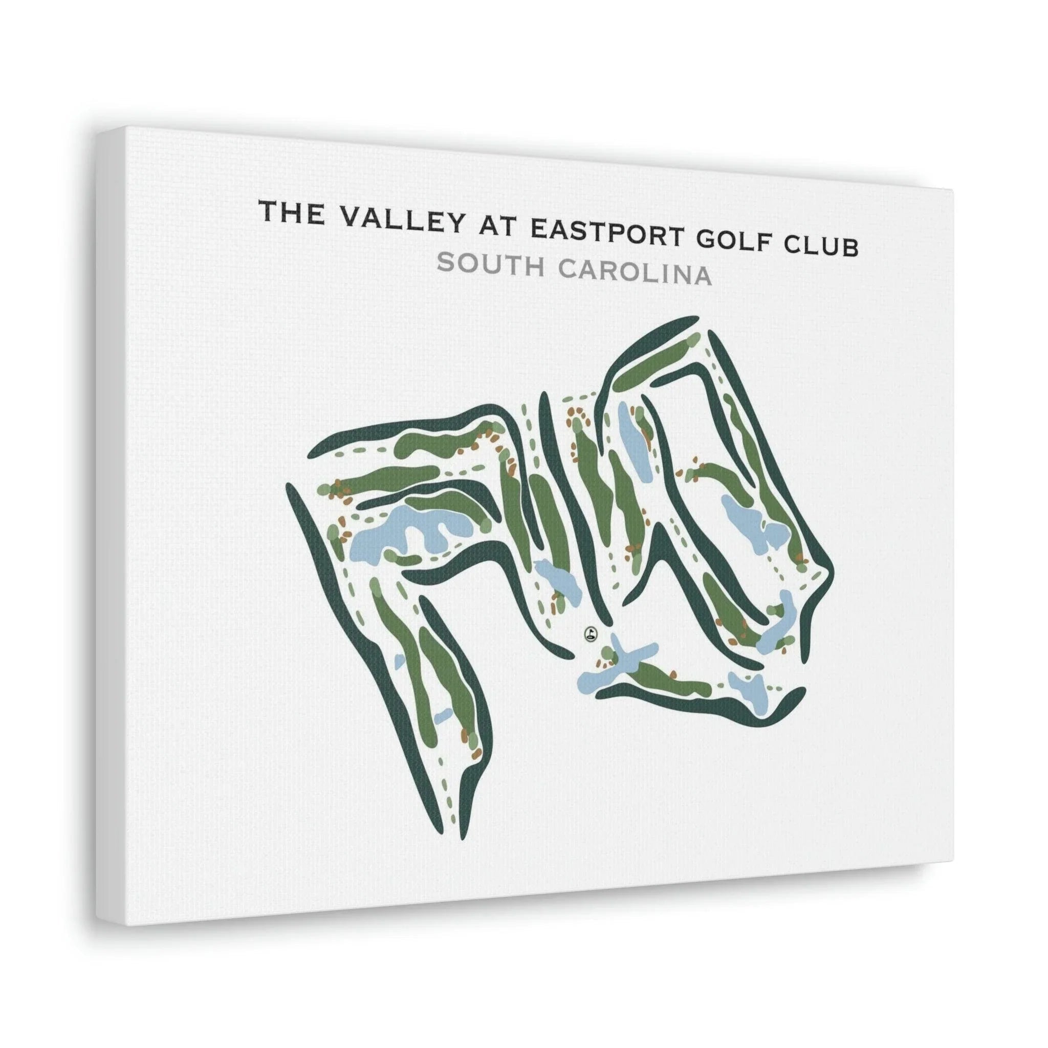 The Valley at Eastport Golf Club, South Carolina - Printed Golf Courses
