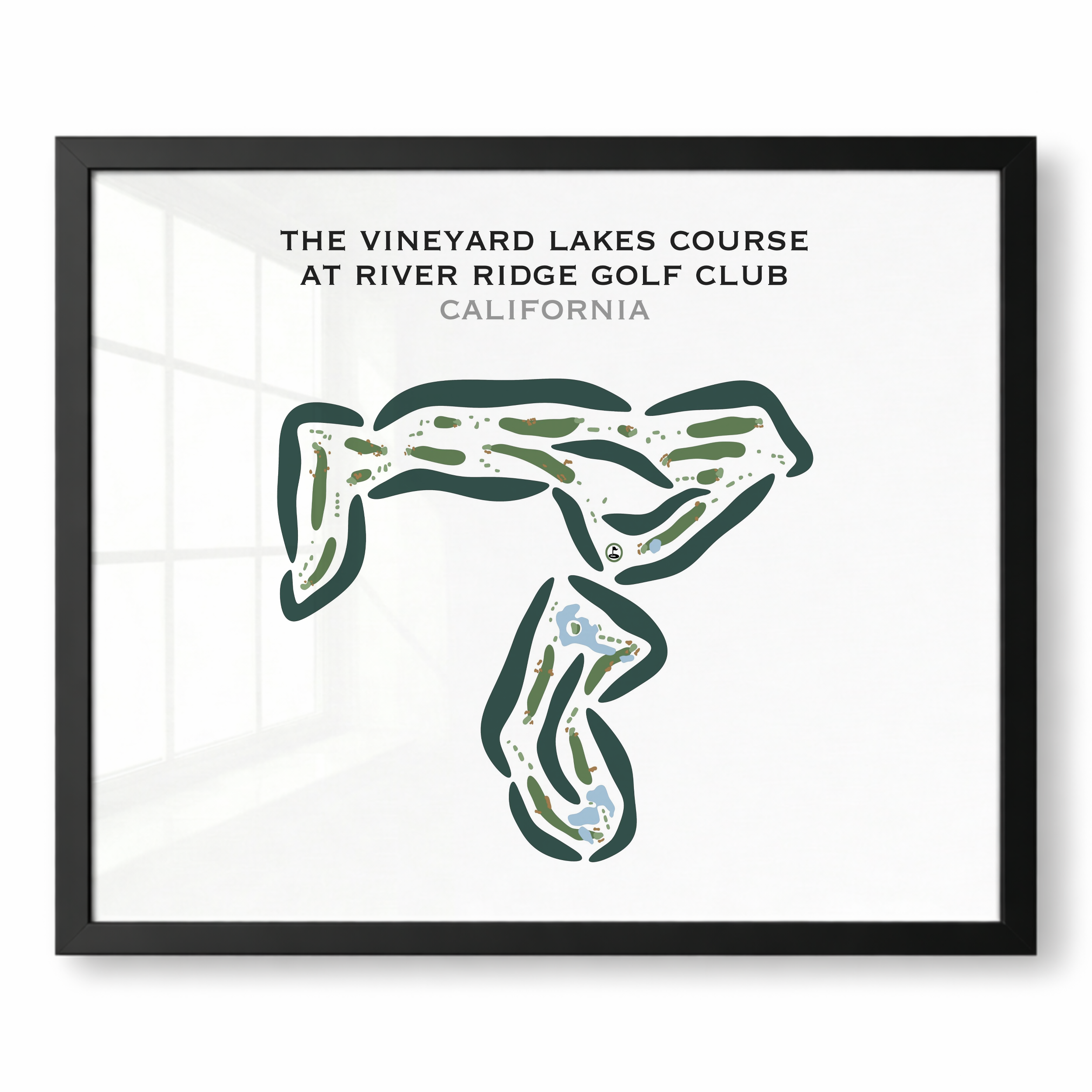 The Vineyard Course at River Ridge Golf Club, California - Printed Golf Courses
