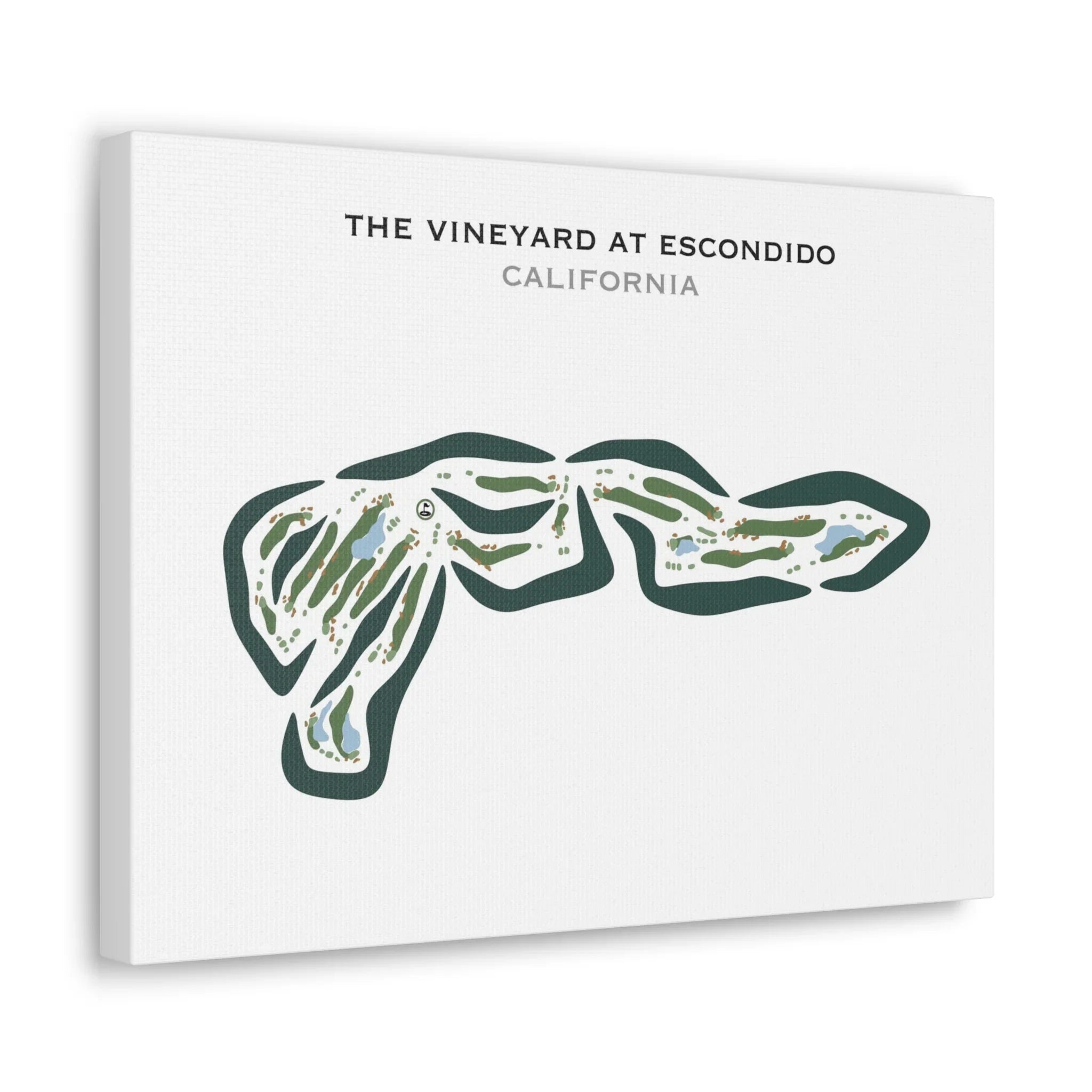 The Vineyard at Escondido, California - Printed Golf Courses