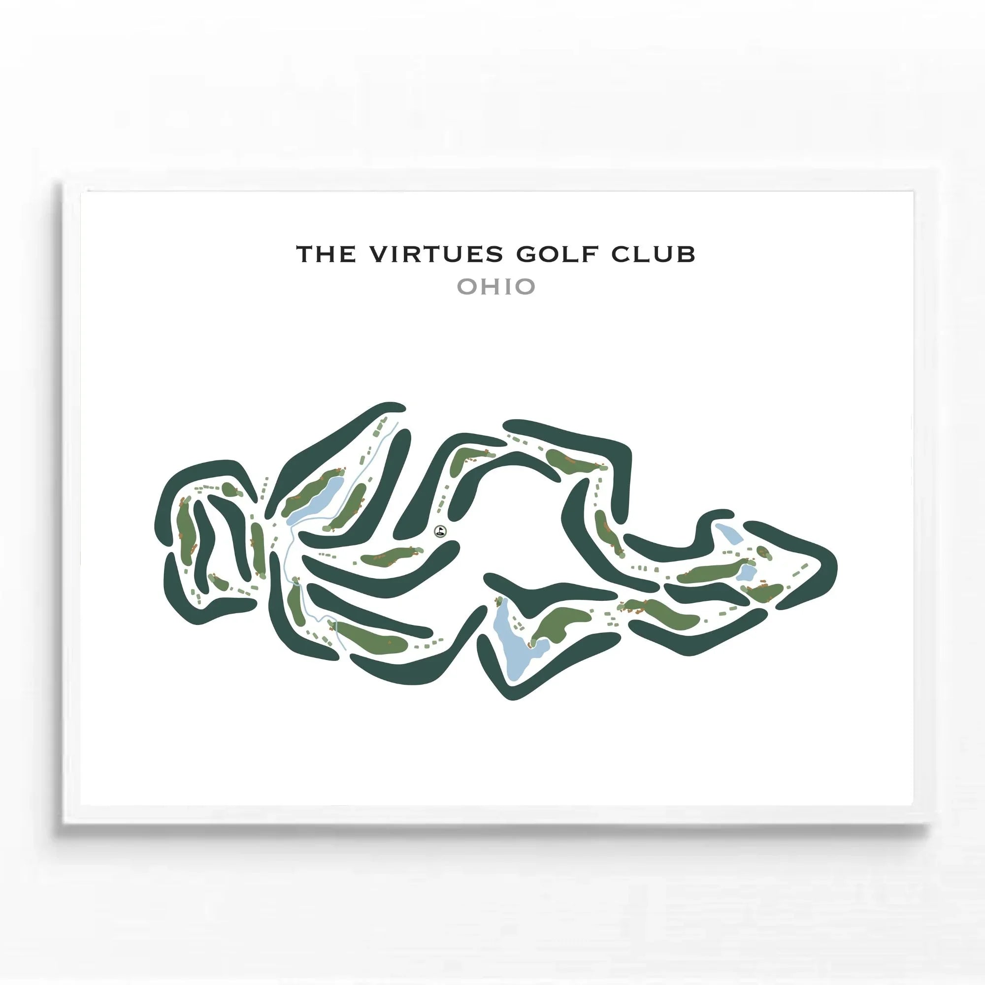 The Virtues Golf Club, Ohio - Printed Golf Courses