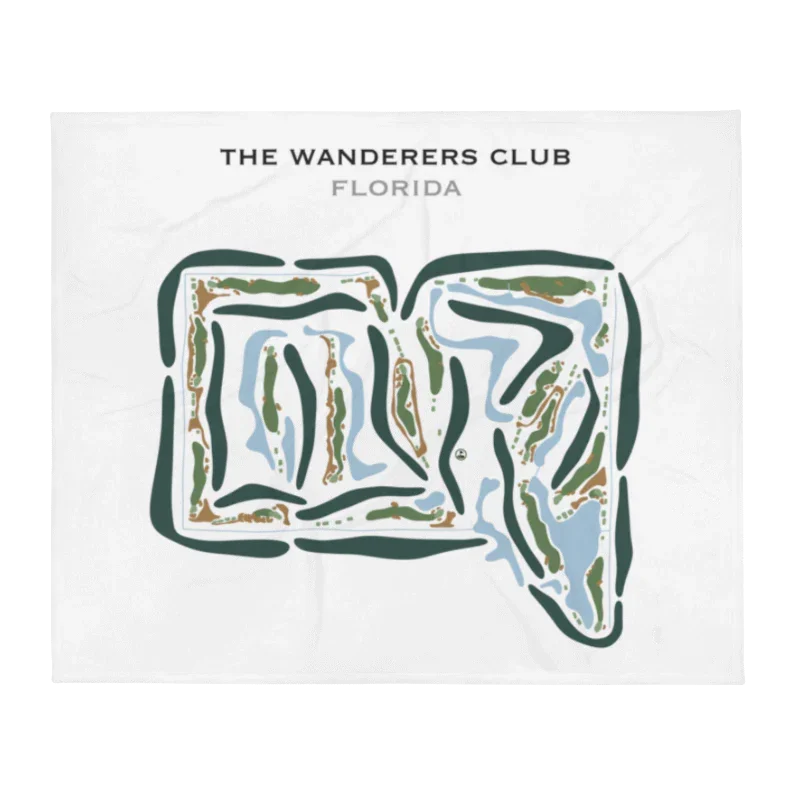 The Wanderers Club, Florida - Printed Golf Courses