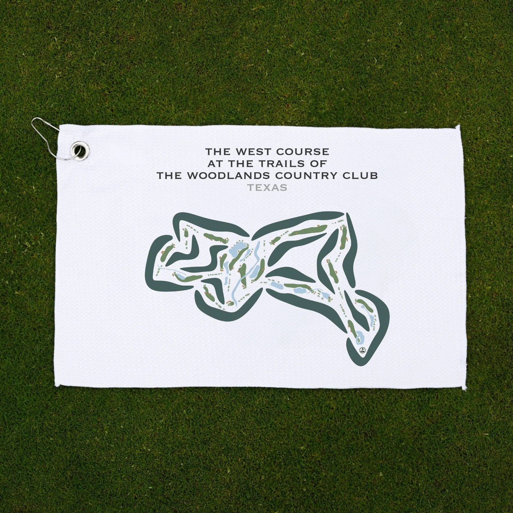 The West Course - The Golf Trails at The Woodlands, Texas - Printed Golf Courses