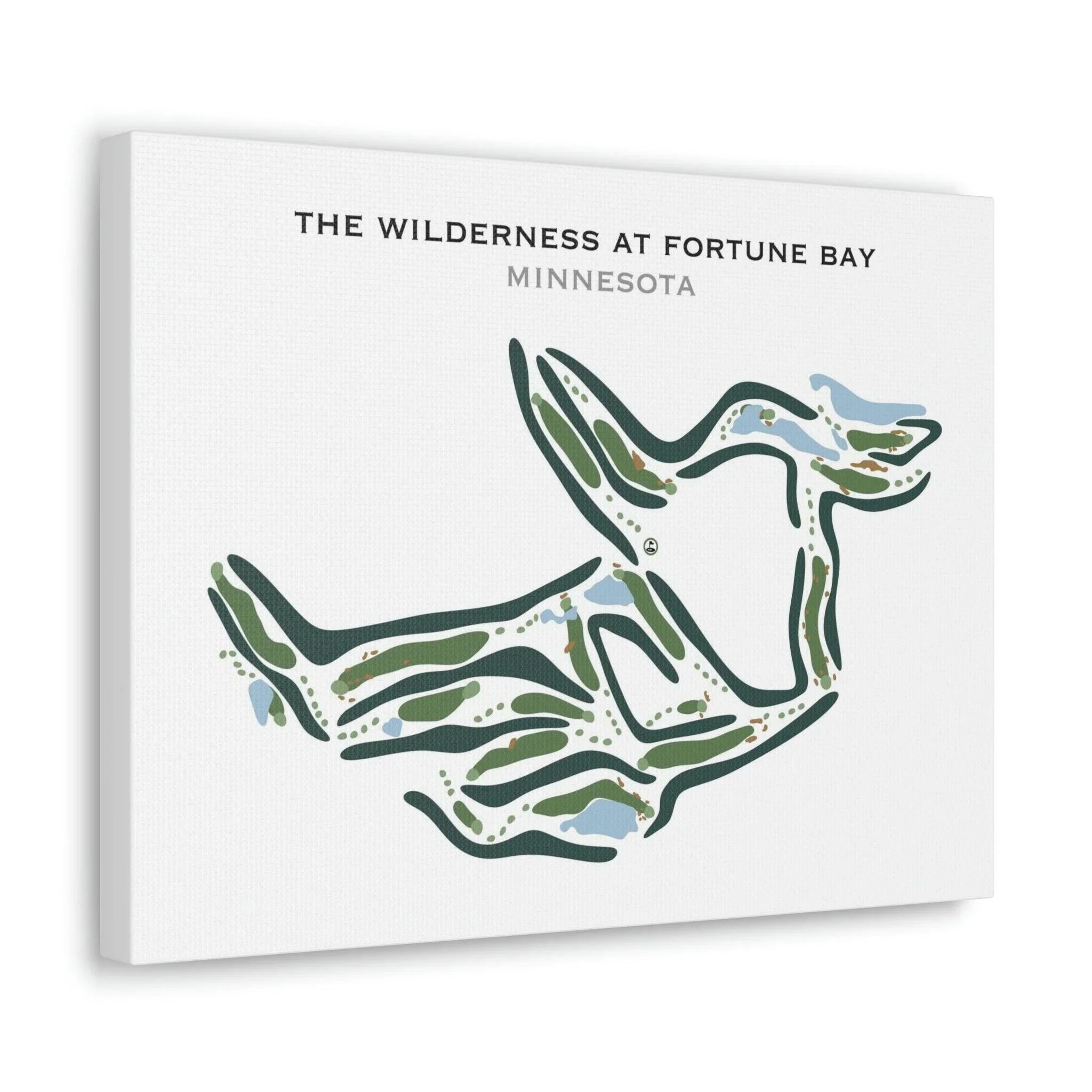 The Wilderness at Fortune Bay, Minnesota - Printed Golf Courses