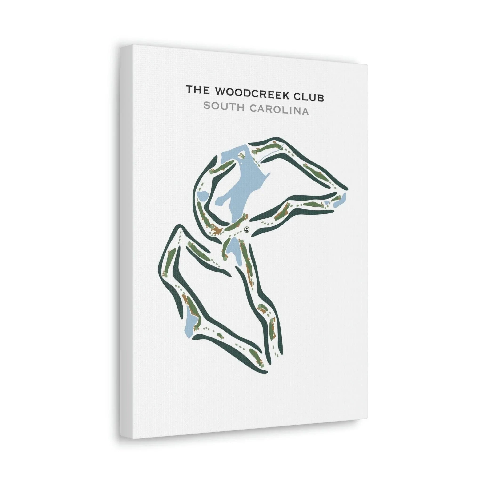 The Woodcreek Club, South Carolina - Printed Golf Courses