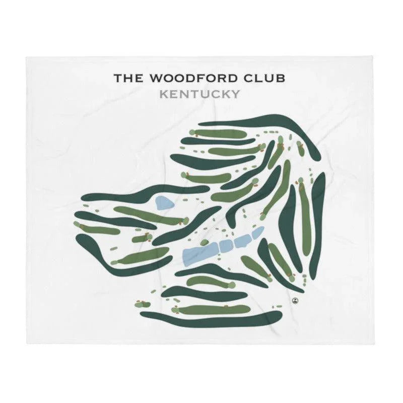The Woodford Club, Kentucky - Printed Golf Course