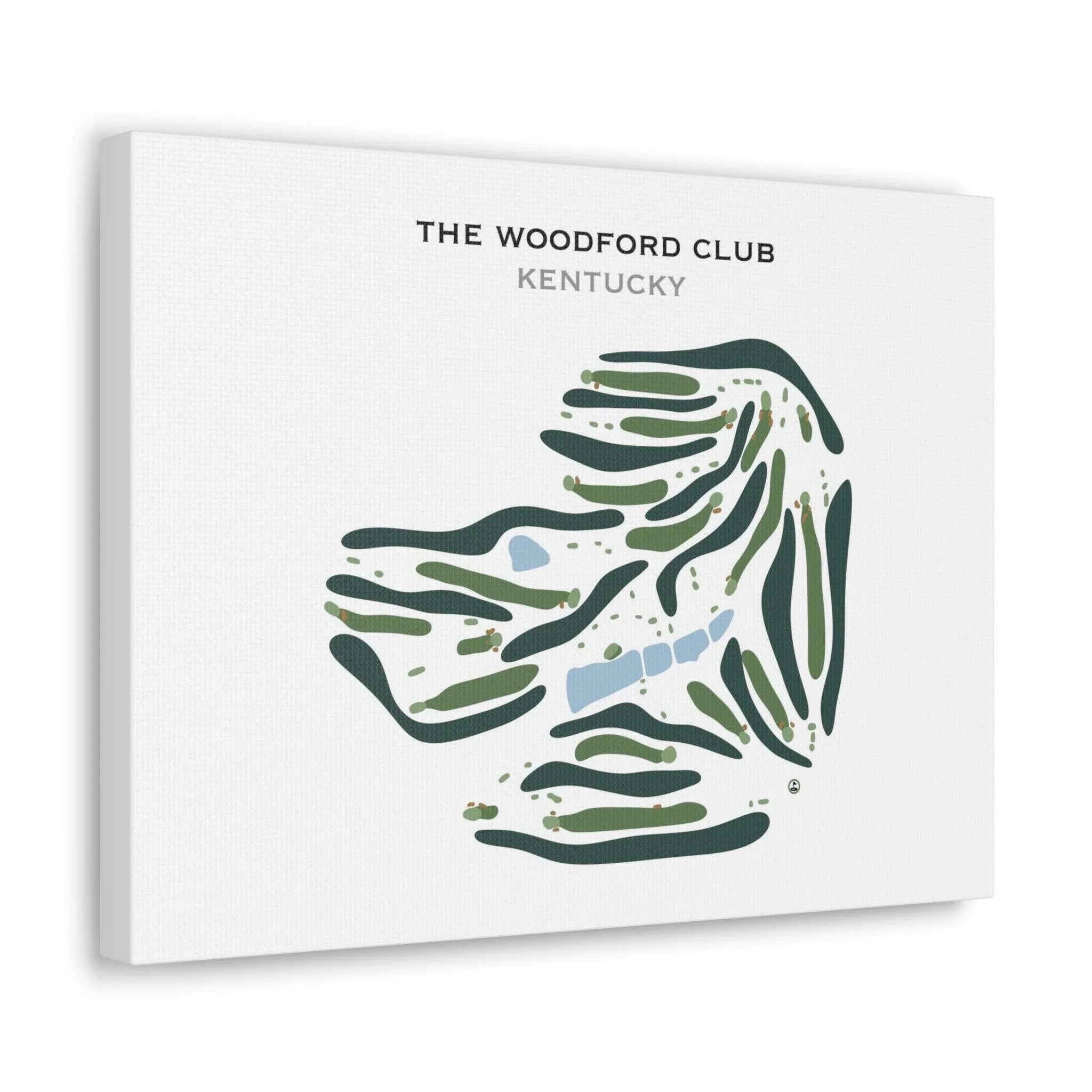 The Woodford Club, Kentucky - Printed Golf Course