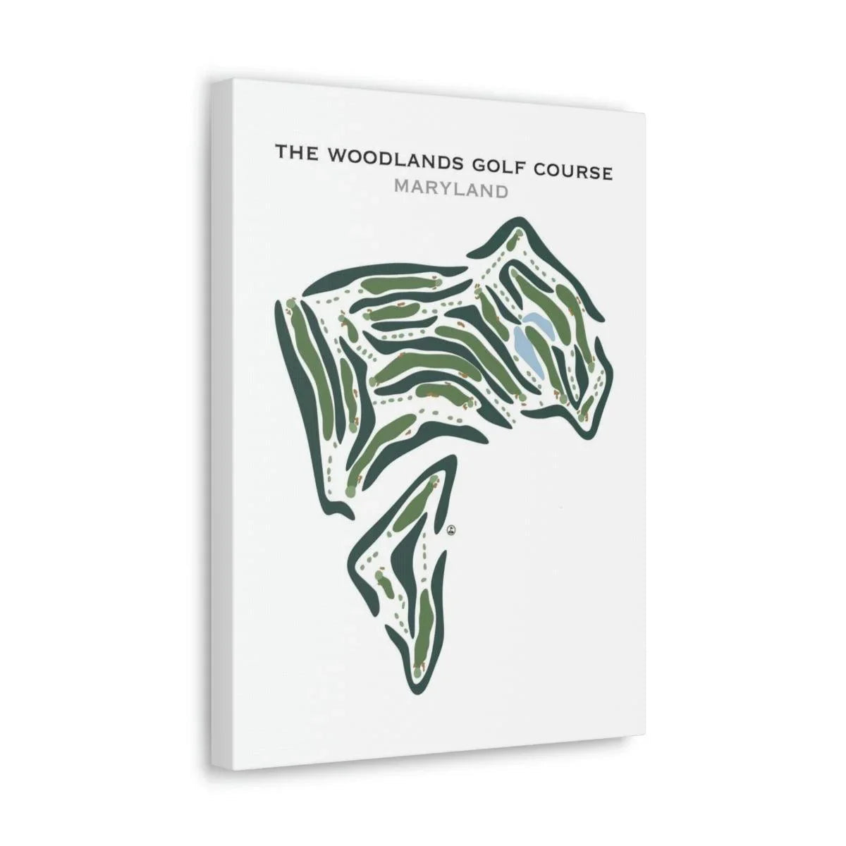 The Woodlands Golf Course, Maryland - Printed Golf Courses