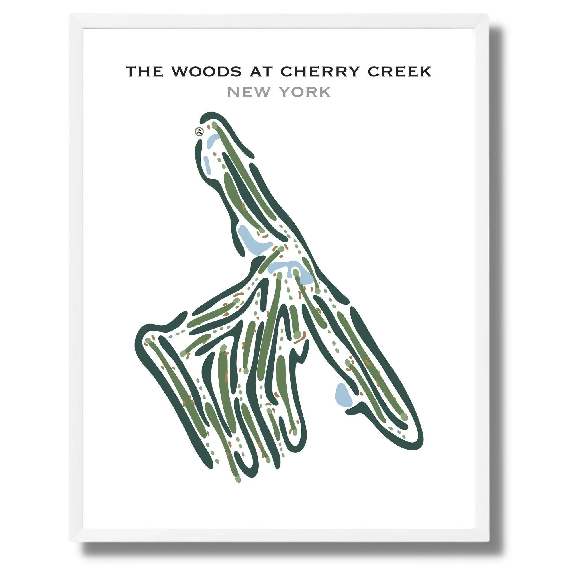 The Woods At Cherry Creek, New York - Printed Golf Courses