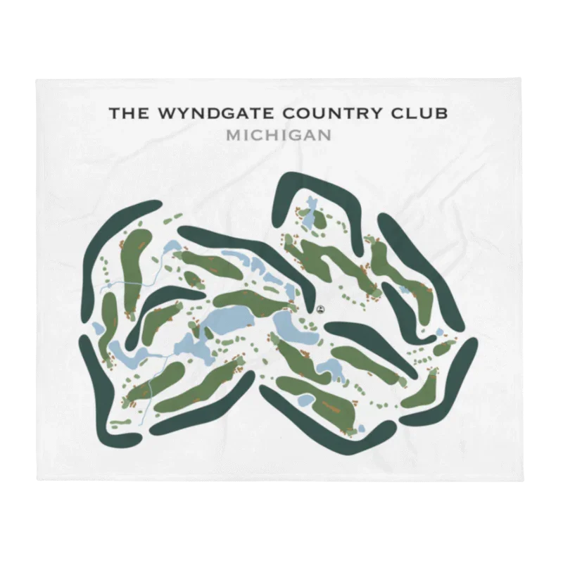 The Wyndgate Country Club, Michigan - Printed Golf Courses