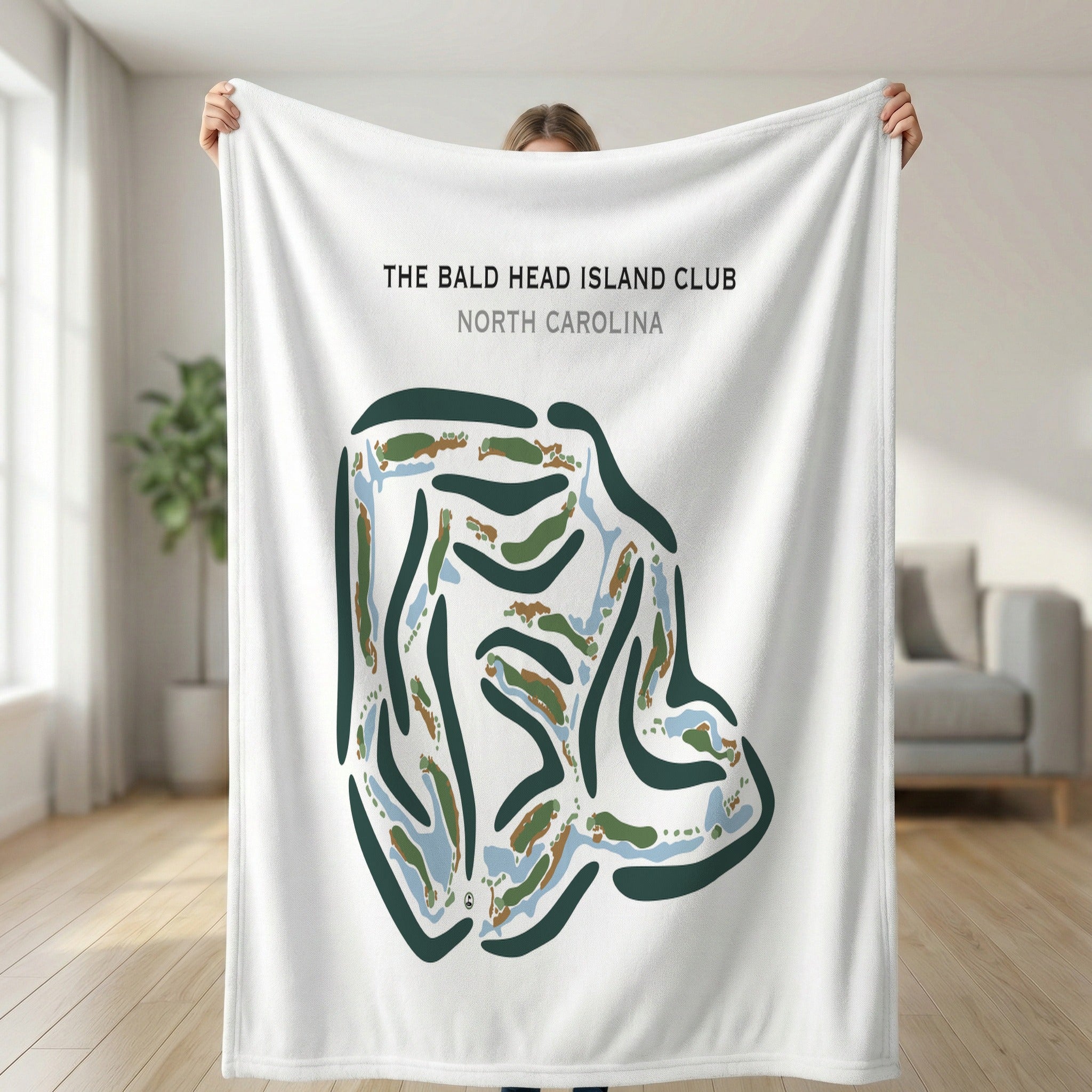 The Bald Head Island Club, North Carolina - Printed Golf Courses