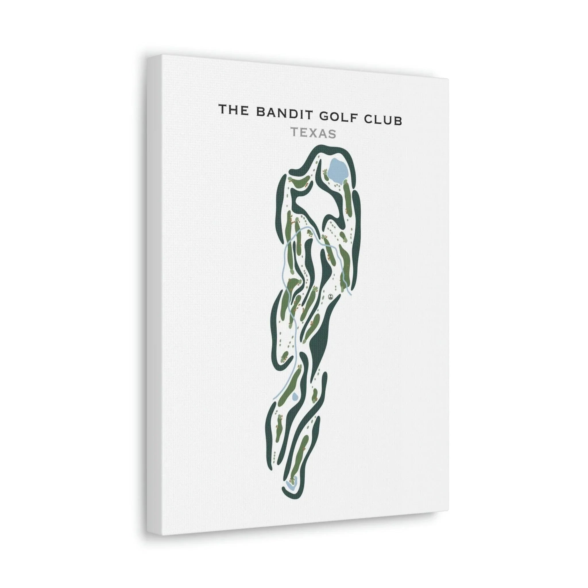 The Bandit Golf Club, Texas - Printed Golf Courses