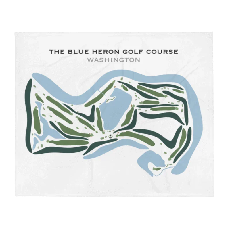 The Blue Heron Golf Course, Washington - Printed Golf Courses