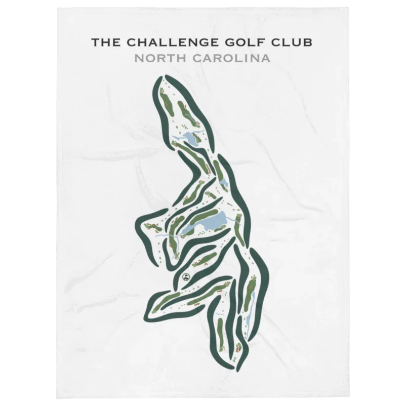 The Challenge Golf Club, Graham North Carolina - Printed Golf Courses