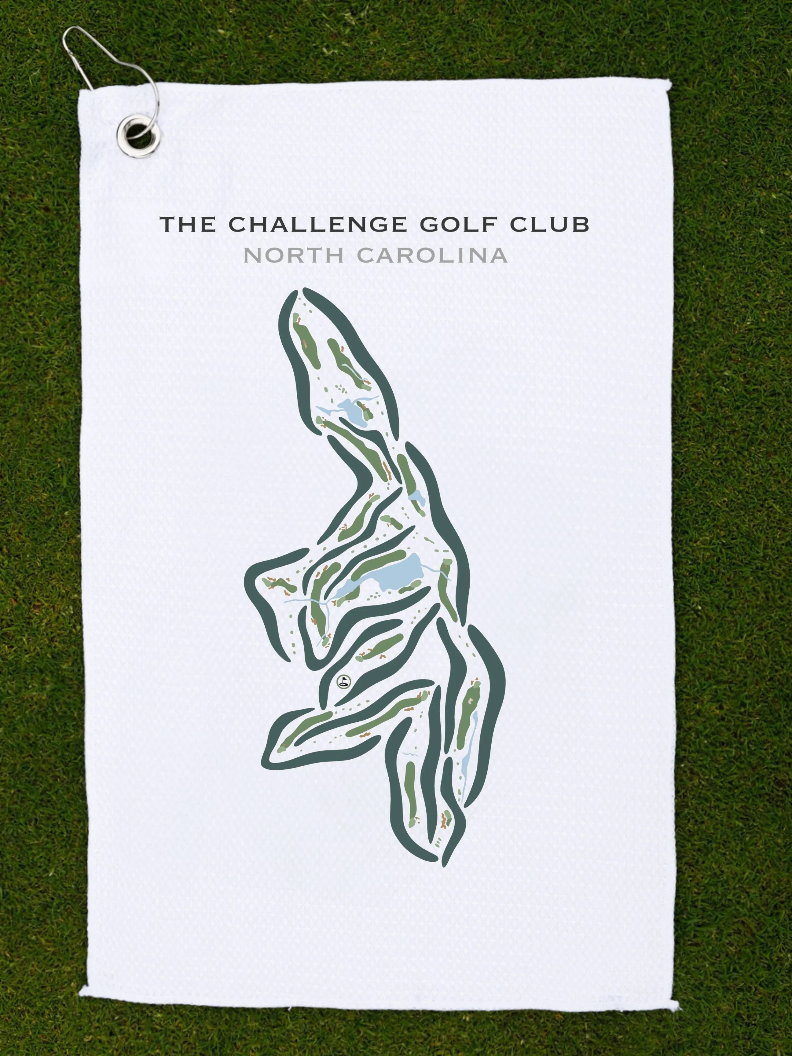 The Challenge Golf Club, Graham North Carolina - Printed Golf Courses