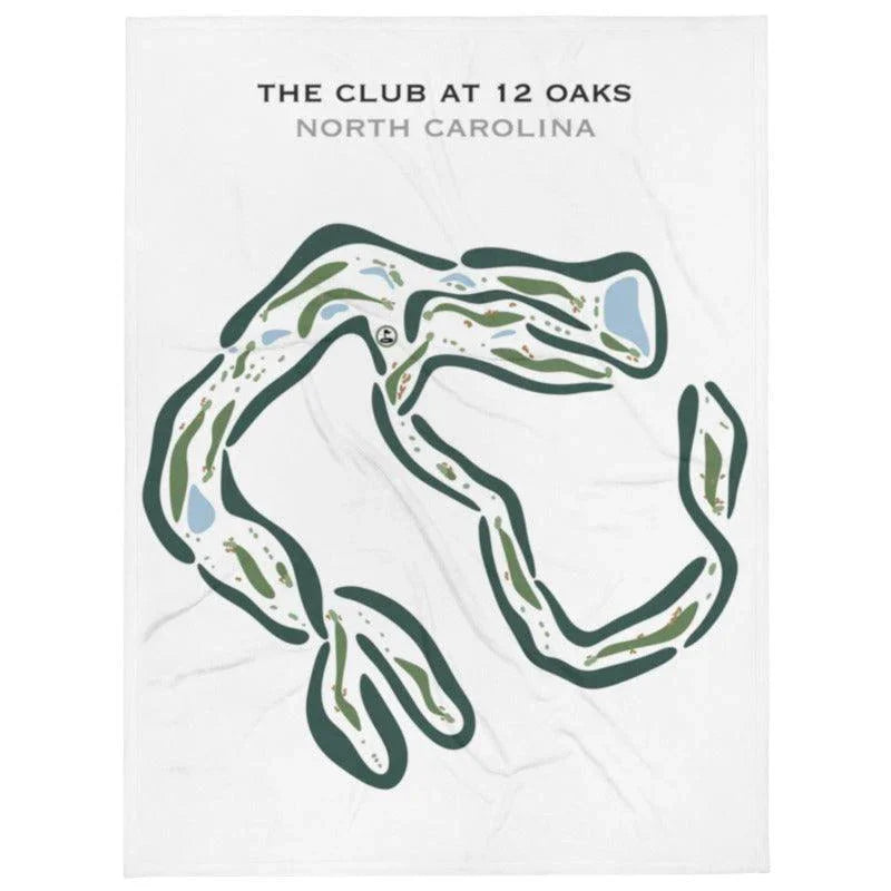The Club at 12 Oaks, North Carolina - Printed Golf Courses