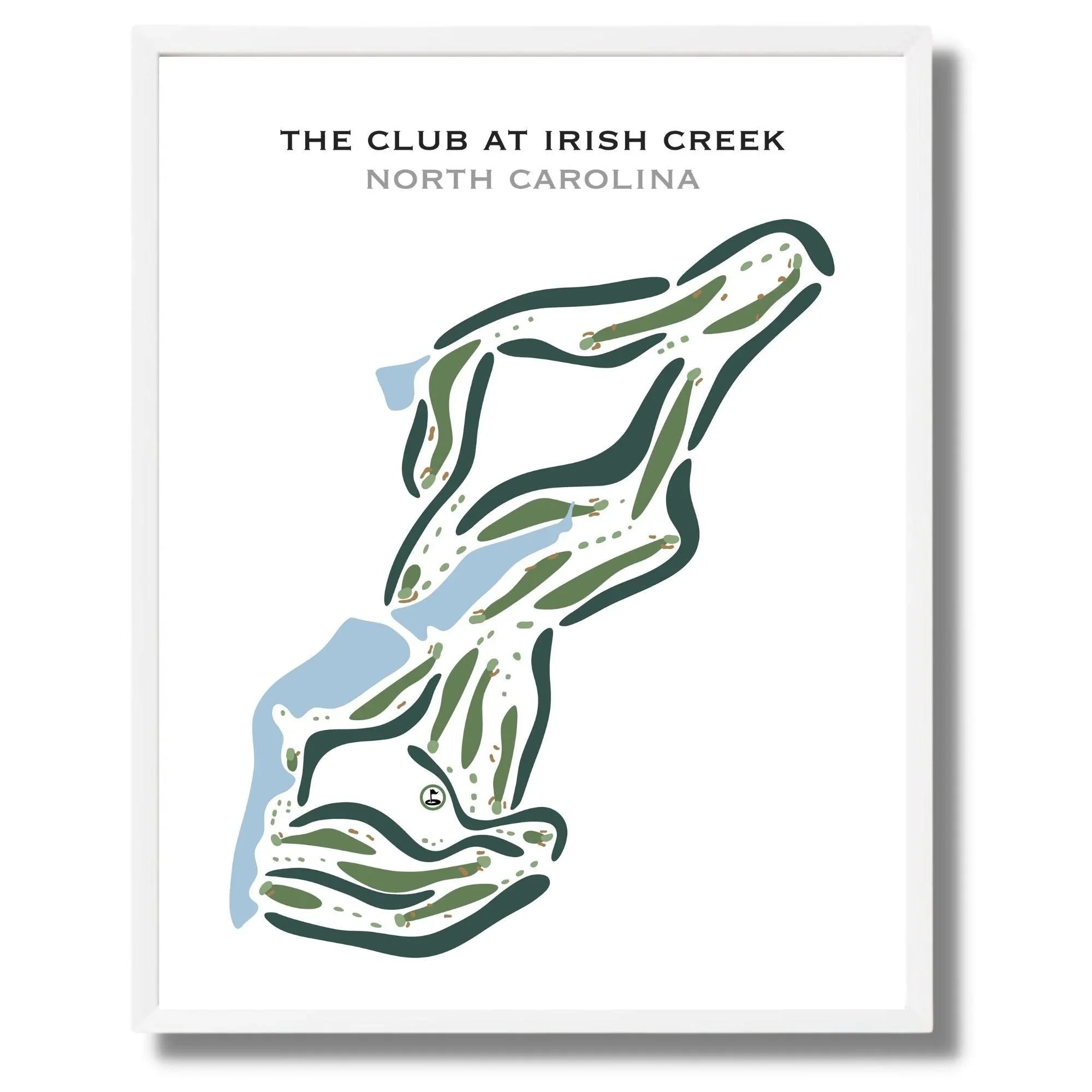 The Club at Irish Creek, North Carolina - Printed Golf Courses