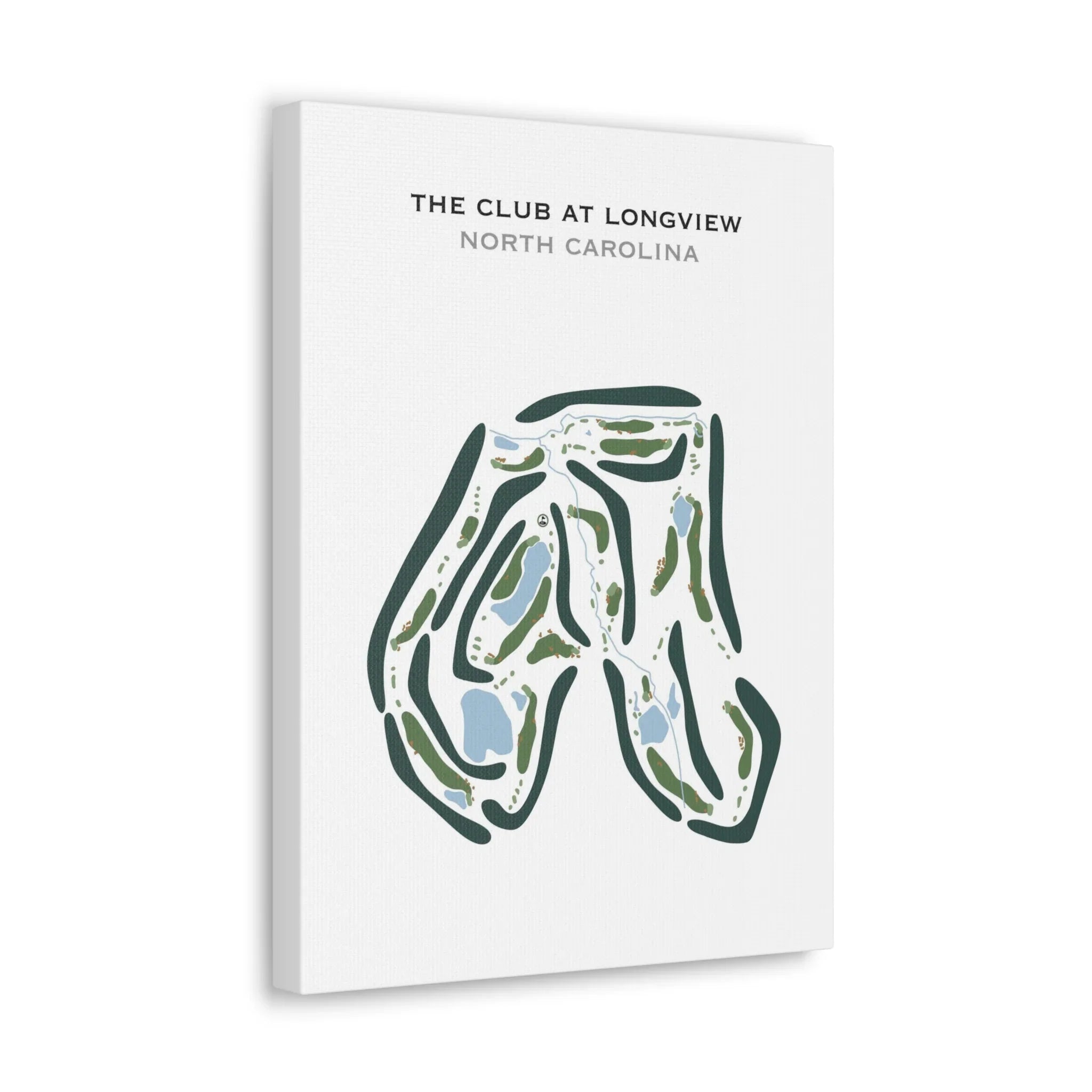 The Club at Longview, North Carolina - Printed Golf Courses