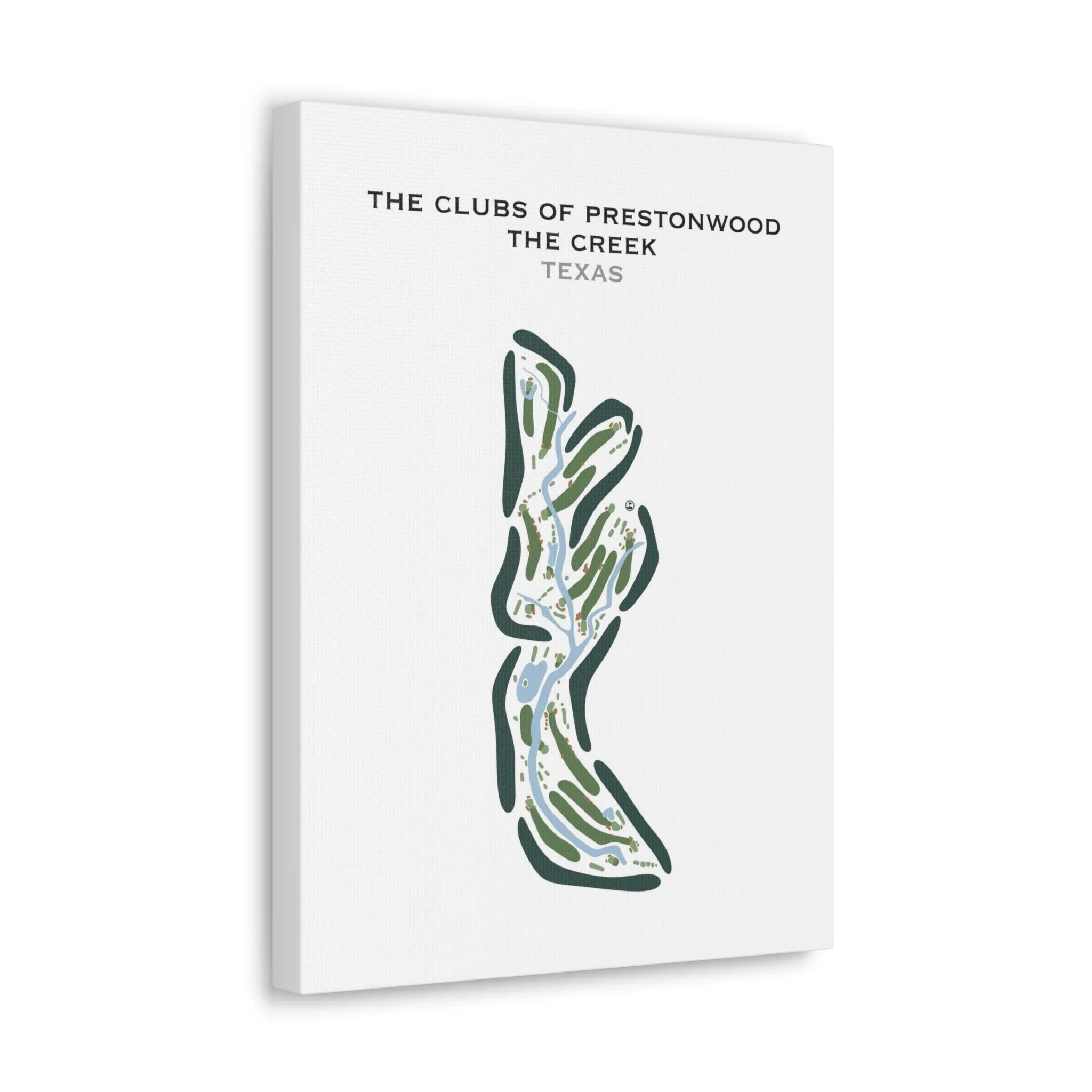 The Clubs of Prestonwood - The Creek, Texas - Printed Golf Courses