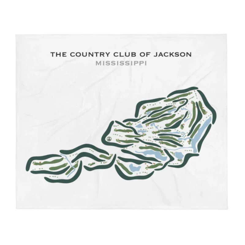 The Country Club of Jackson, Mississippi - Printed Golf Courses