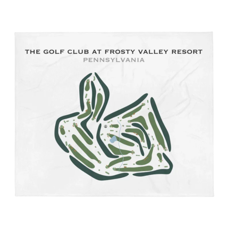 The Golf Club At Frosty Valley Resort, Pennsylvania - Printed Golf Courses