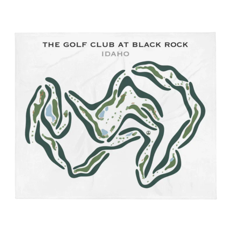 The Golf Club At Black Rock, Idaho - Printed Golf Courses