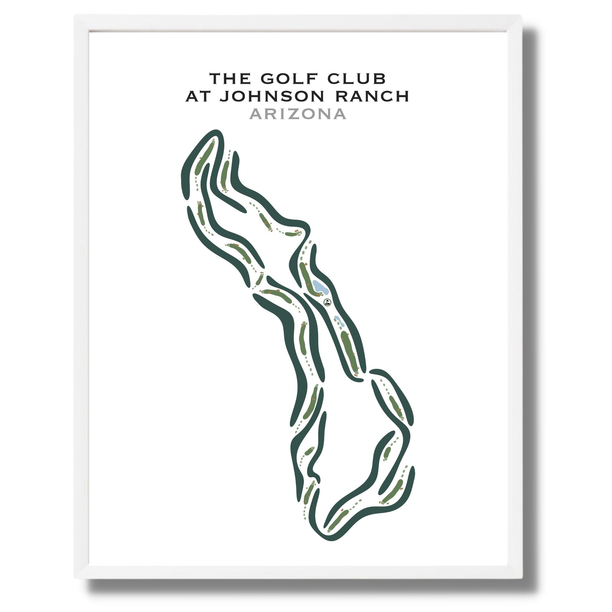 The Golf Club at Johnson Ranch, Arizona - Printed Golf Courses