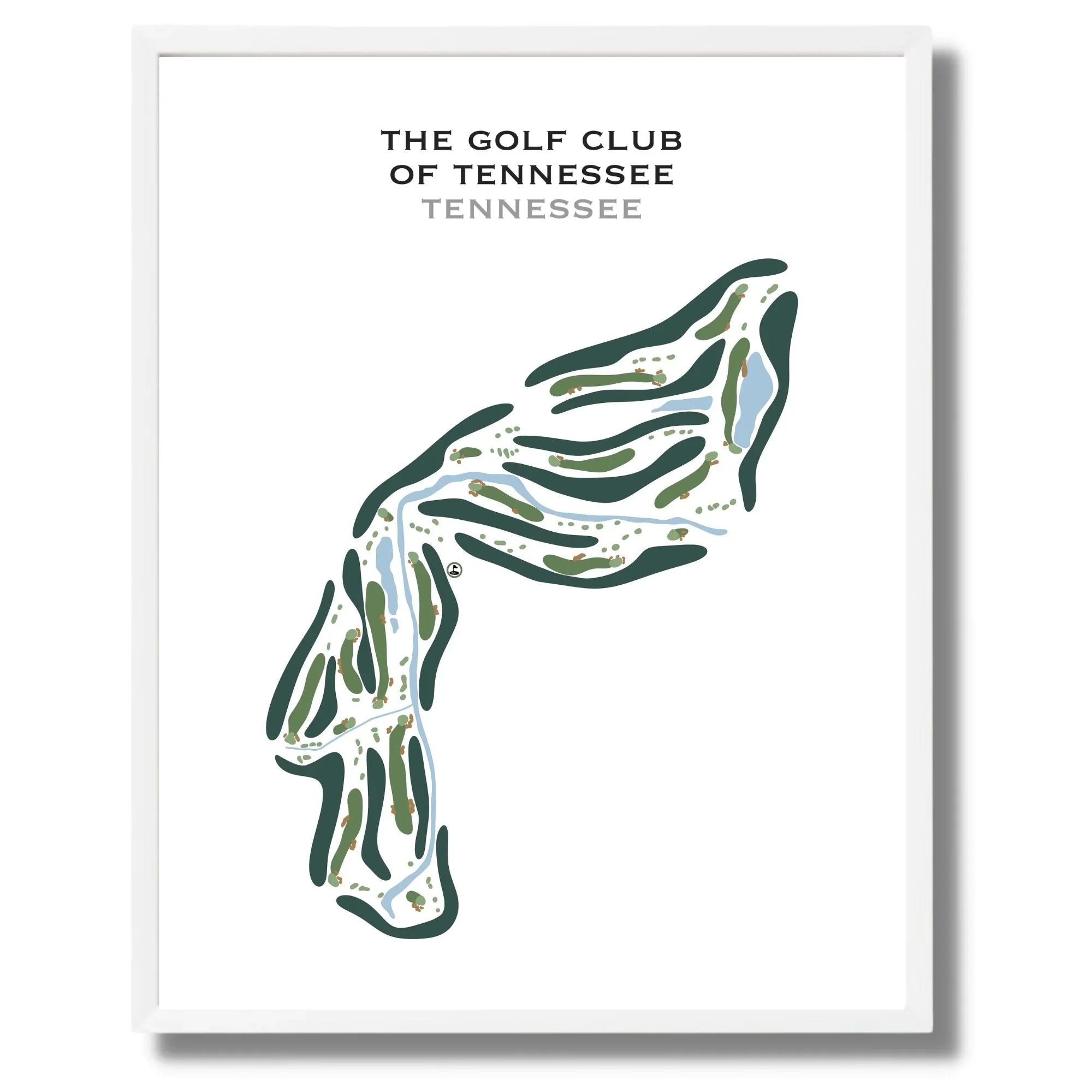 The Golf Club of Tennessee, Tennessee - Printed Golf Course