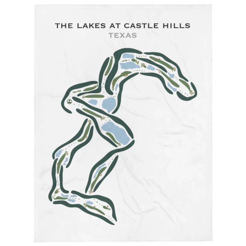The Lakes at Castle Hills, Texas - Printed Golf Courses