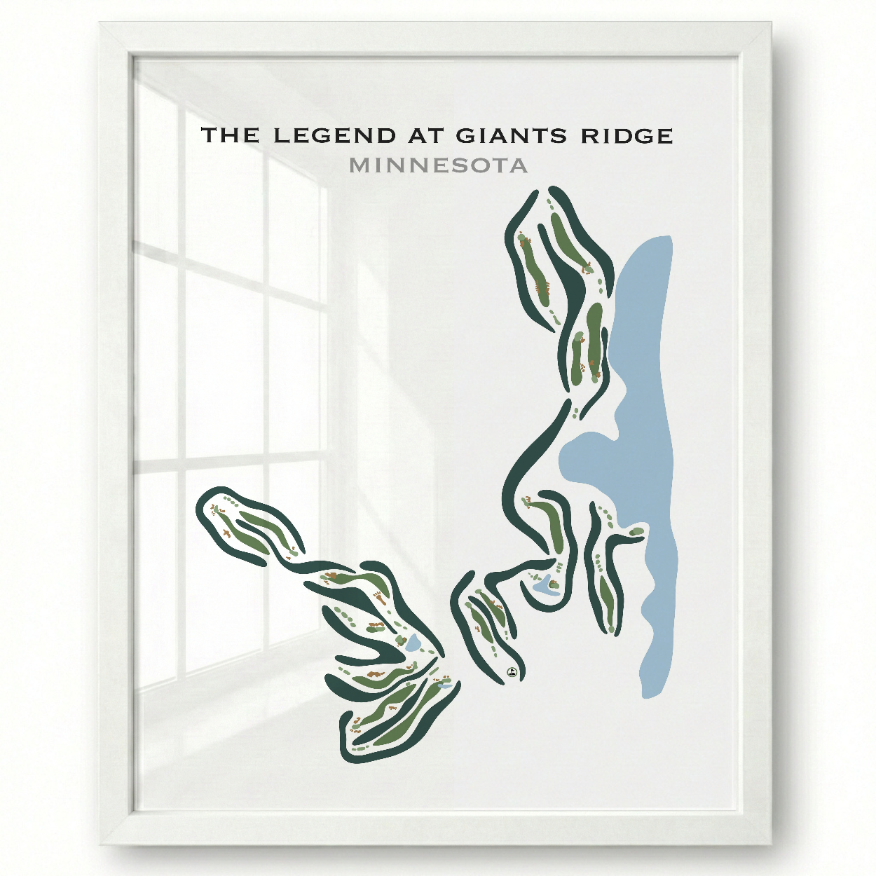 The Legend at Giants Ridge, Minnesota - Printed Golf Courses