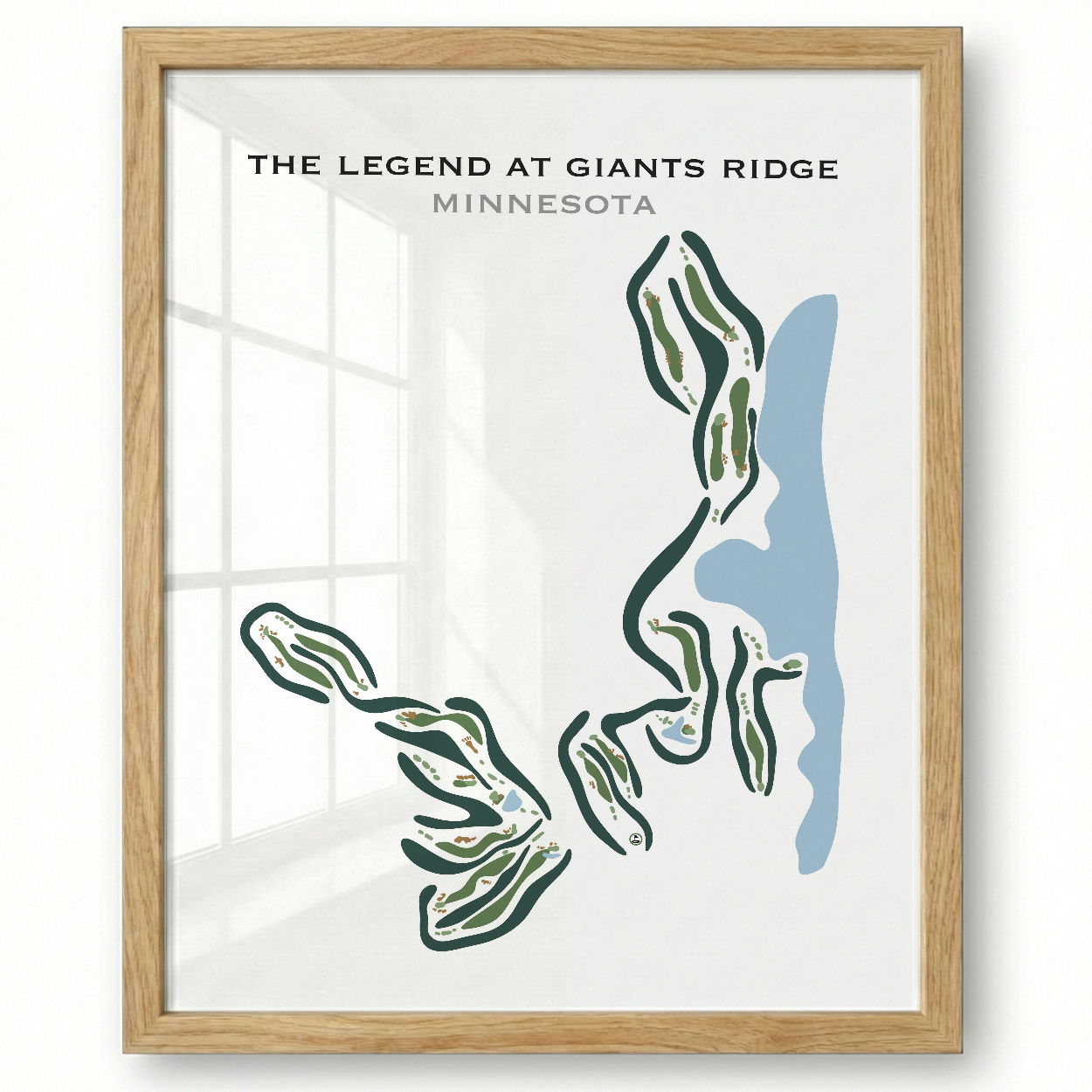The Legend at Giants Ridge, Minnesota - Printed Golf Courses