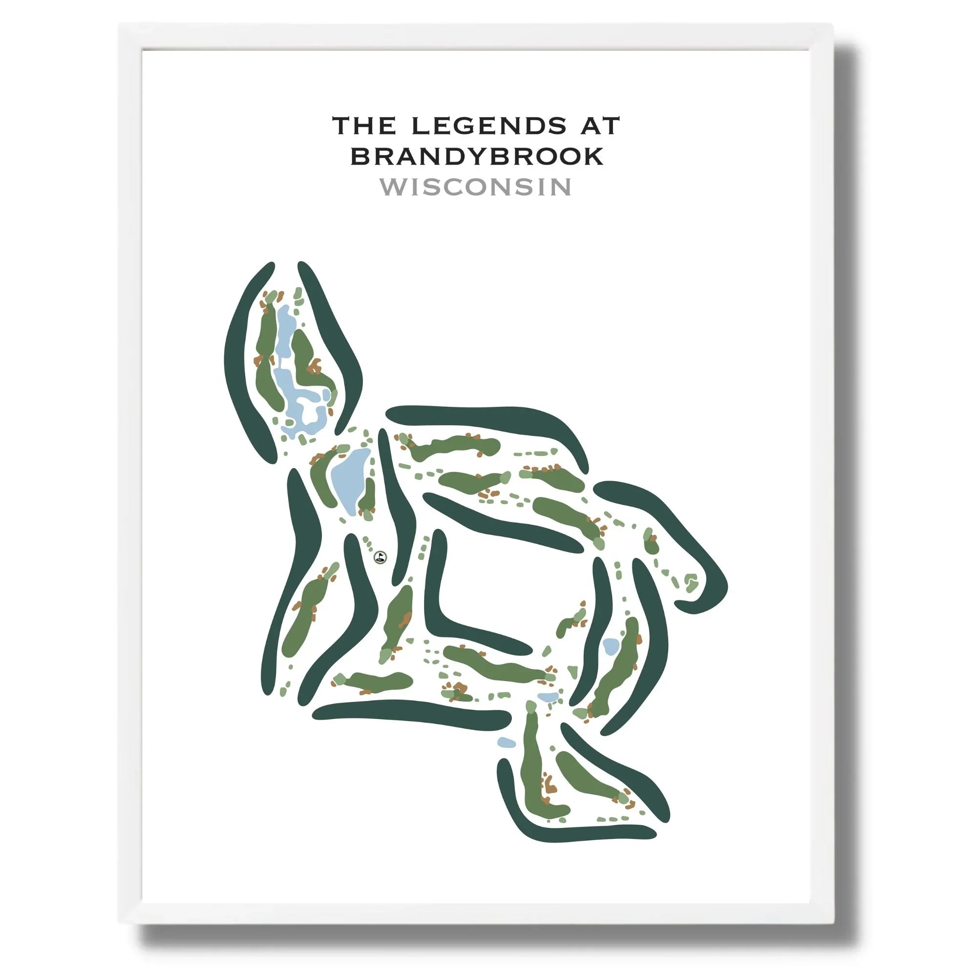 The Legend at Brandybrook, Wisconsin - Printed Golf Courses
