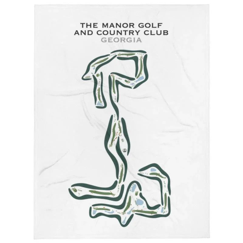 The Manor Golf And Country Club, Georgia - Printed Golf Courses