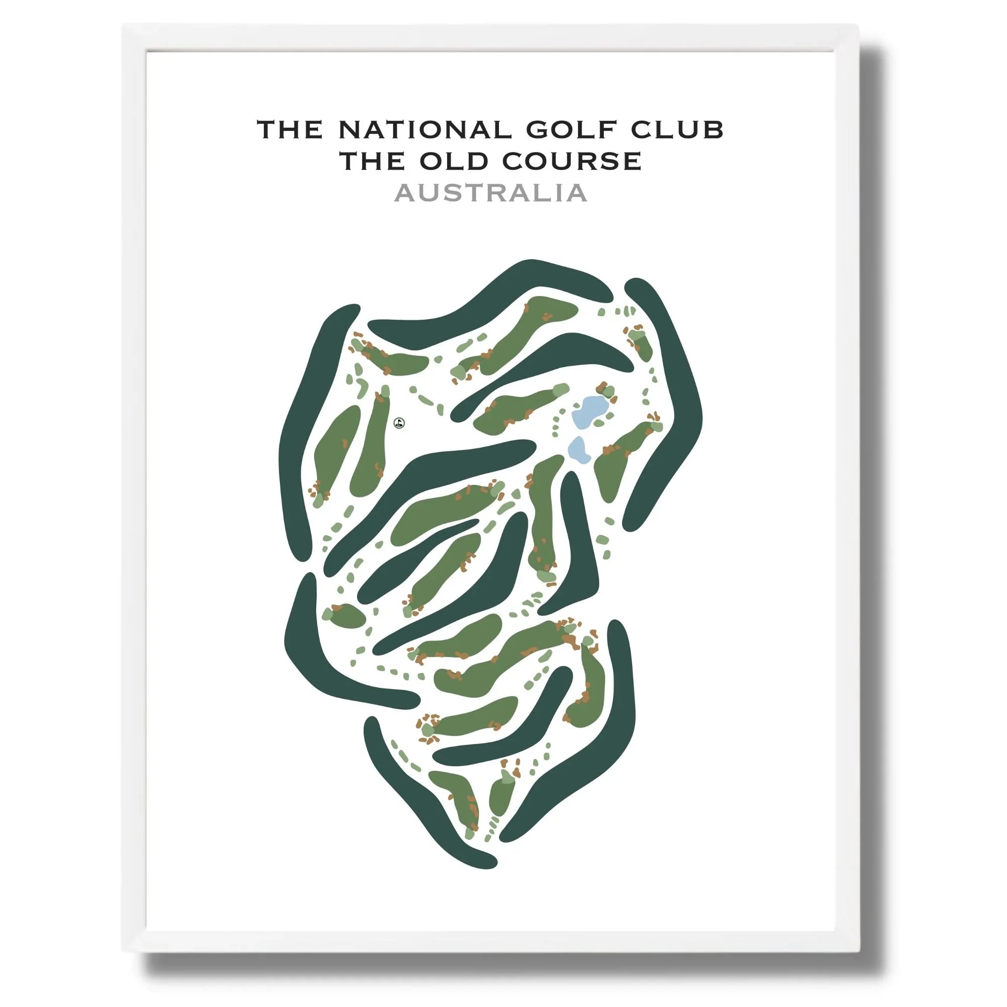 The National Golf Club - The Old Course, Australia - Printed Golf Courses