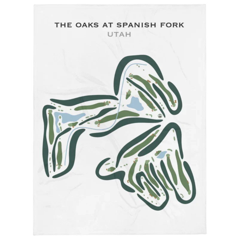The Oaks at Spanish Fork, Utah - Printed Golf Courses