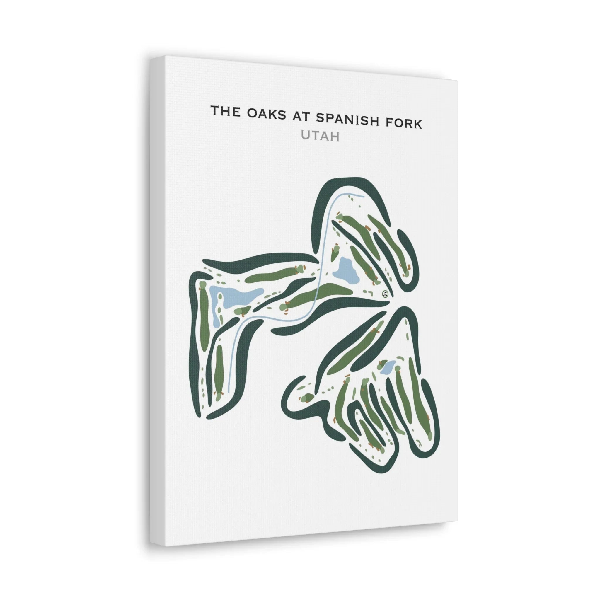 The Oaks at Spanish Fork, Utah - Printed Golf Courses