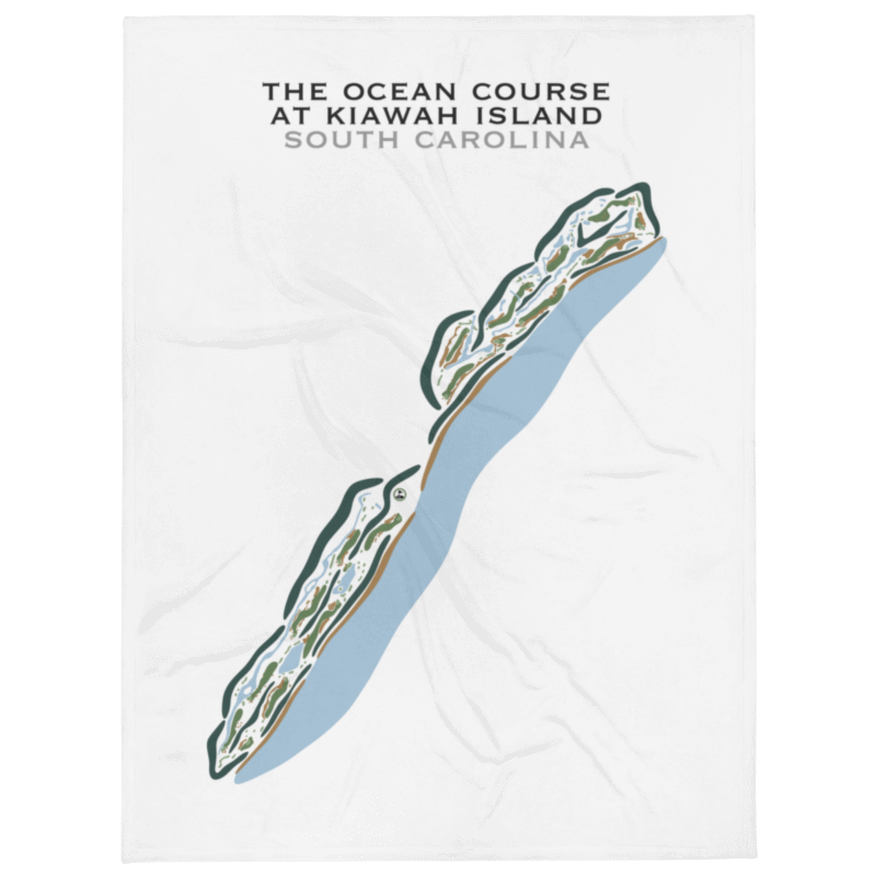 The Ocean Course at Kiawah Island, South Carolina - Printed Golf Courses
