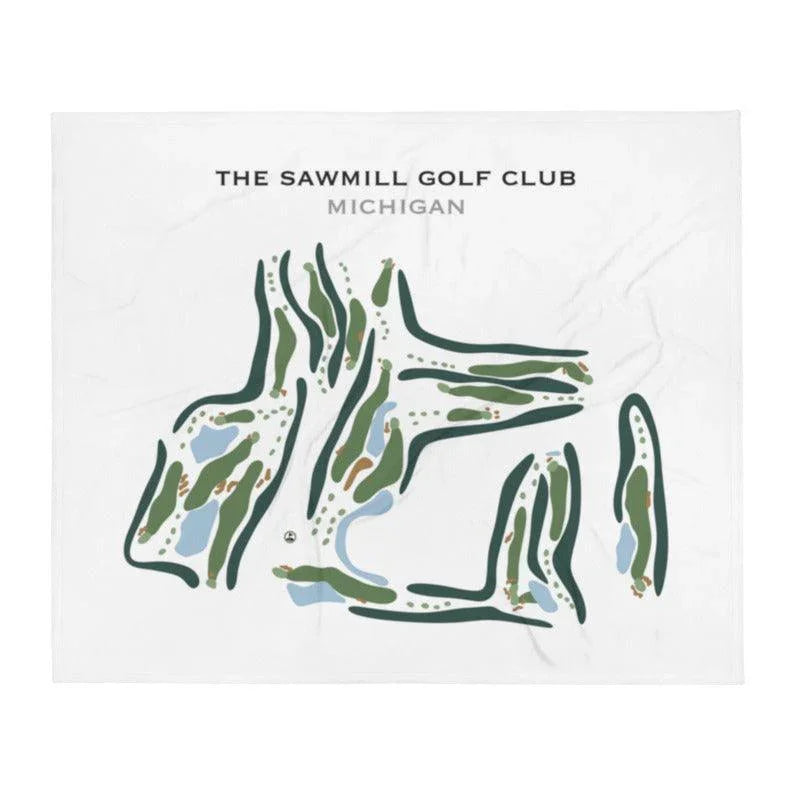 The Sawmill Golf Club, Michigan - Printed Golf Courses