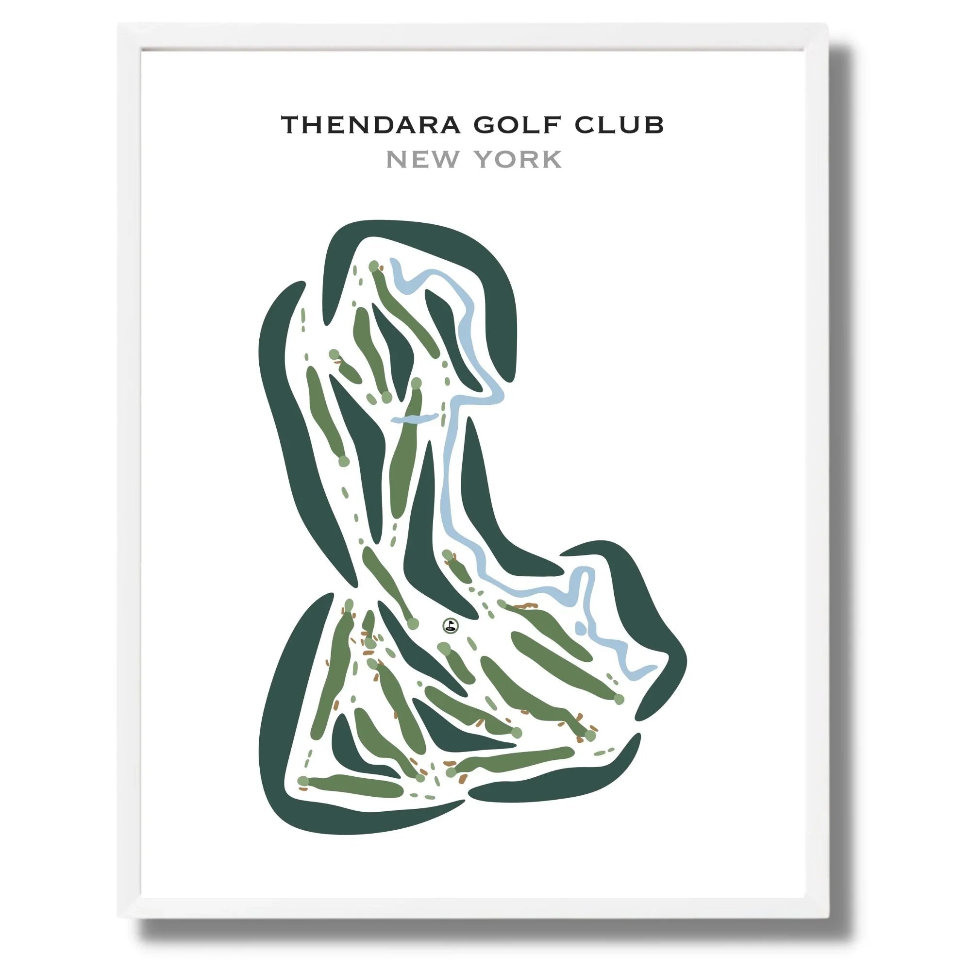 Thendara Golf Club, New York - Printed Golf Courses